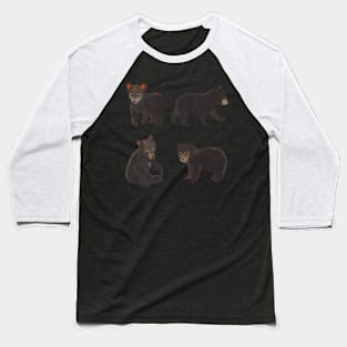 Black Bear Cubs Baseball T-Shirt